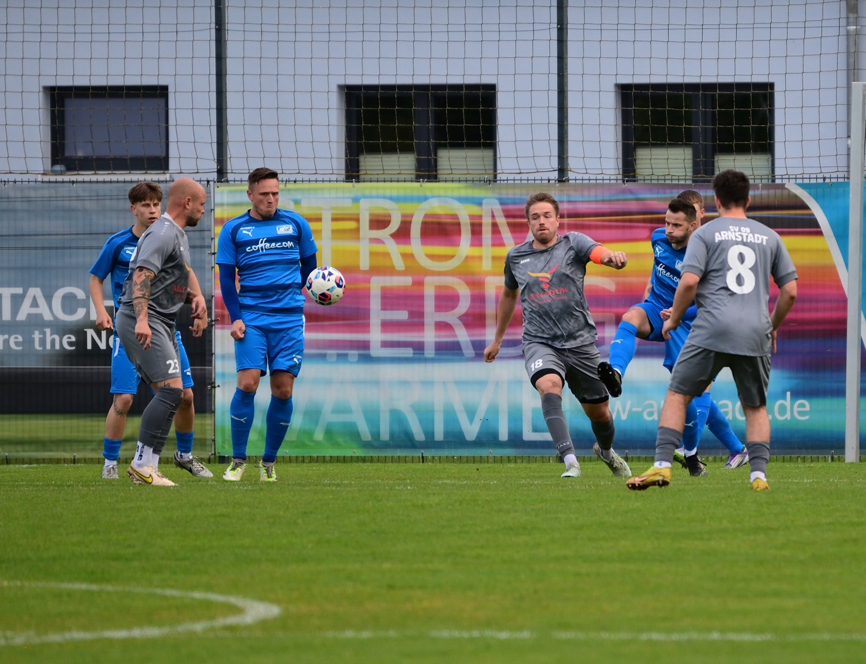 Spielszene Arnstadt gegen Gräfinau-Angstedt